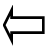 Arrow pointing left