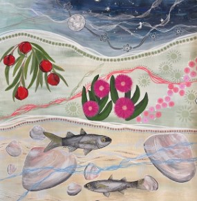 Yayan for the Mi:wi (Talia Scriven) artwork