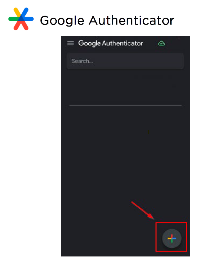Screenshot of Google Authenticator app