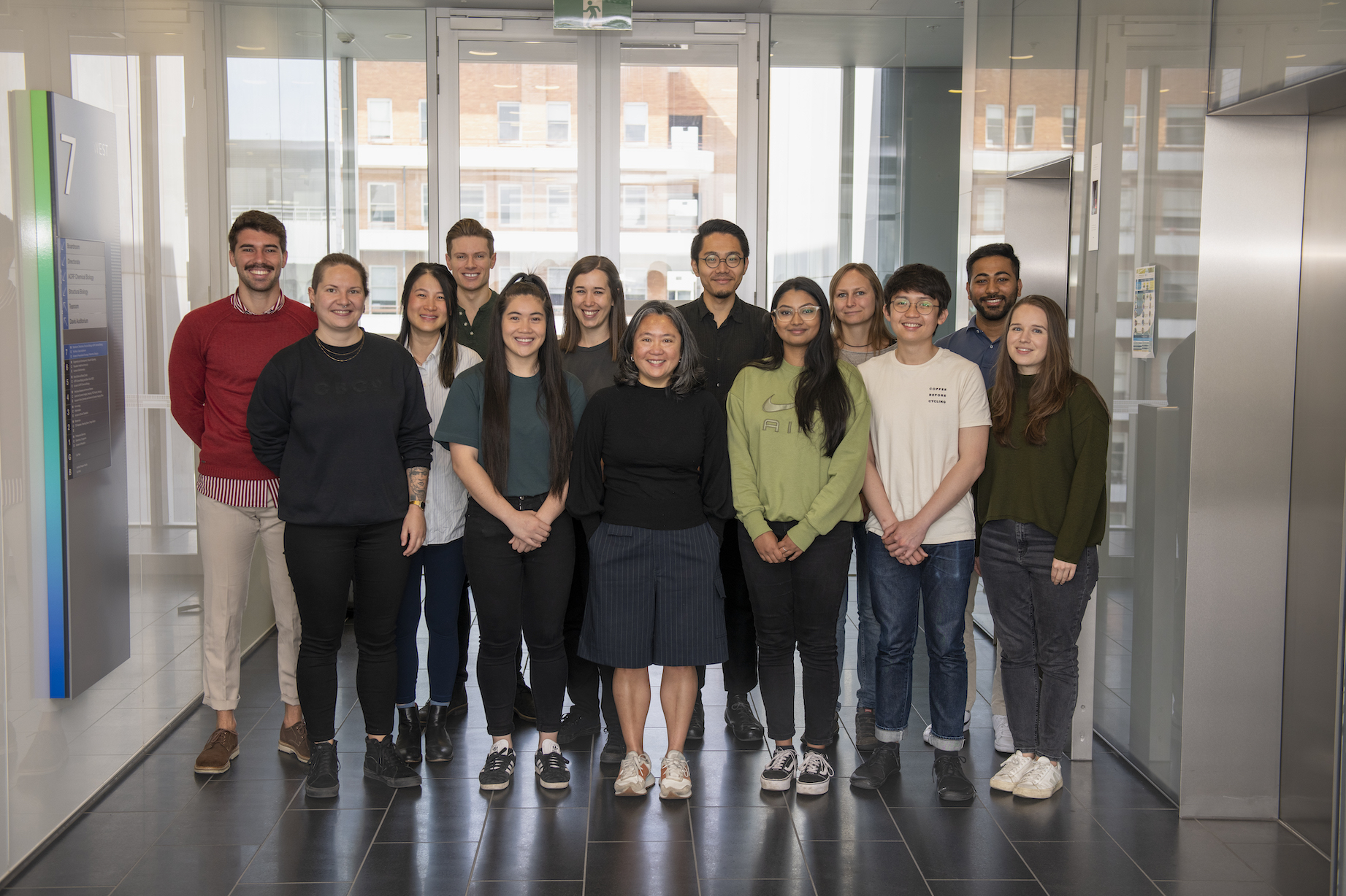 Professor Tham and members of her research team in the Infectious Diseases and Immune Defence division at WEHI 