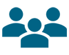 Icon of 3 people