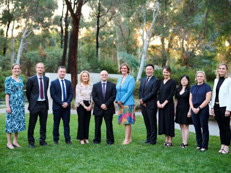 Group photo of awardees at the 2023 Research Excellence Awards.