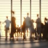 Blurred image of people