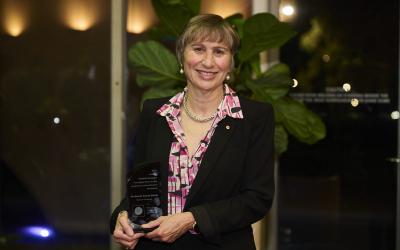 Professor Davis at NHMRC’s Research Excellence Awards