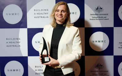 Professor Schutte at NHMRC’s Research Excellence Awards