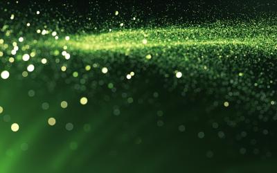 Green light abstract image