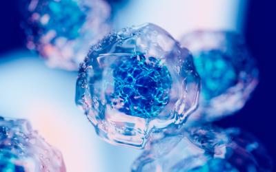 blue abstract image