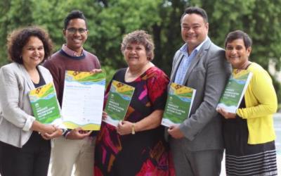 Yvonne Cadet-James, Professor Sandra Eades, Ali Drummond, Professor Kelvin Kong, and Dr Yvette Roe